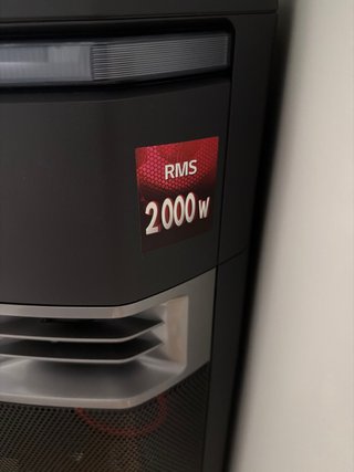 Altavoz LG XBOOM 2000W Negro/Gris regalo luces