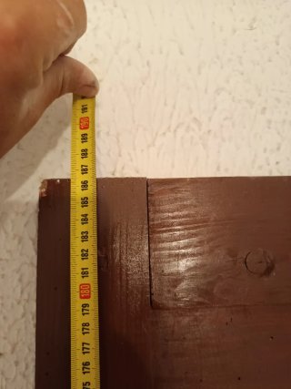 Puerta madera antigua 70x186.5 cm