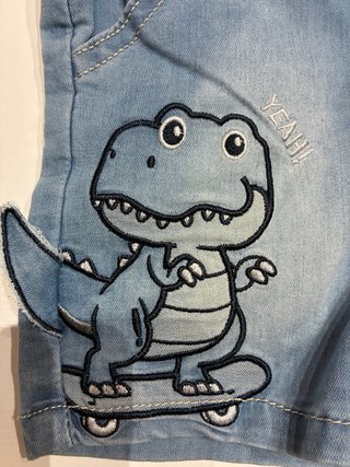 Conjunto Peto Vaquero Bebé Dinosaurios