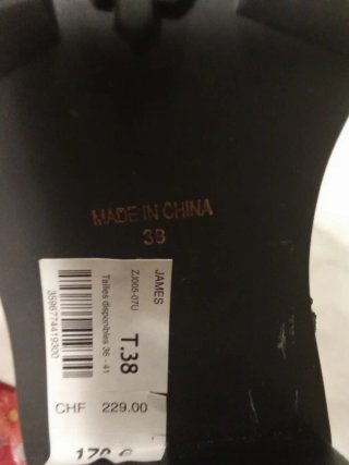 Botas de cuero negras para mujer