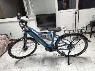 Bicicleta Eléctrica Carver Azul