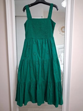 Vestido verde Springfield Talla M