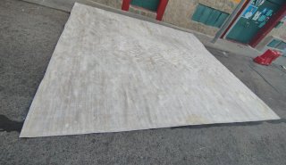 Alfombra Grande HABANA HOME Beige/Blanco