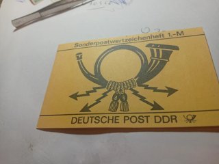 Carnet Sellos DDR Solidaridad Paz