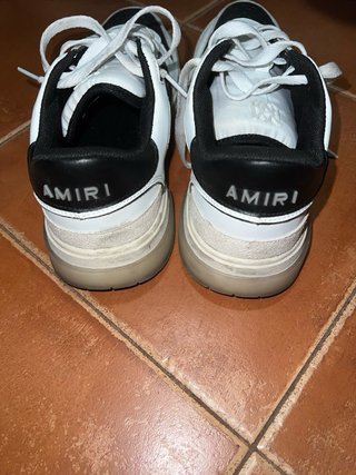 Zapatillas Amiri Blancas y Negras Talla 44