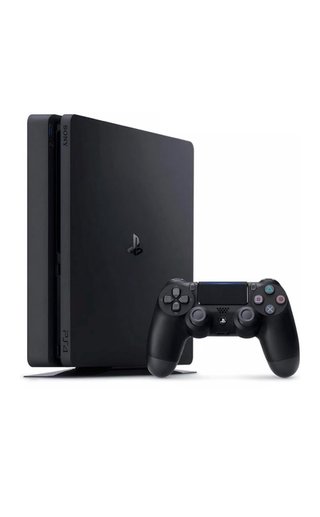 PS4 Slim Negra con Mando