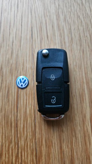 Chave VW Golf Bora Polo Passat 2 Botões