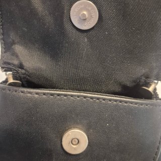 Neceser cuero vintage Marks & Spencer negro