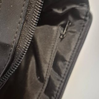 Neceser cuero vintage Marks & Spencer negro