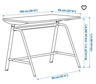 Escritorio IKEA elevable