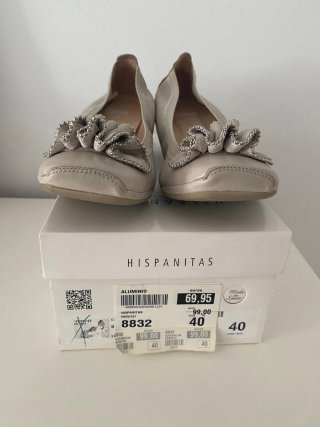 Zapatos Hispanitas Mujer Talla 40 Beige