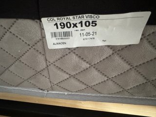 Cama articulada con mando
