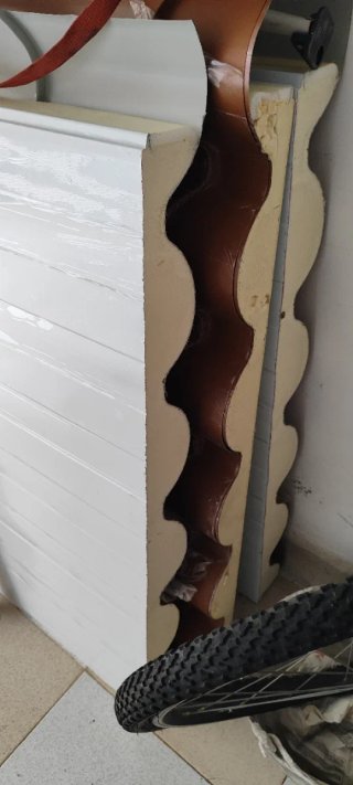 Placas Panel Sandwich Marrón
