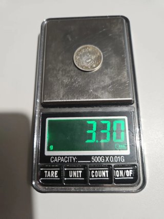 Moneda Plata 20 Centavos Mexicanos 1937
