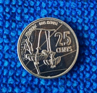 Moneda de  las islas scheylles