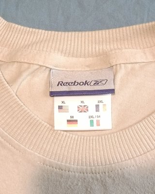 T-shirt Reebok vintage logo Vector Tg. 2XL