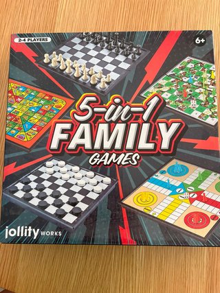 Juego de mesa 5 en 1 familiar