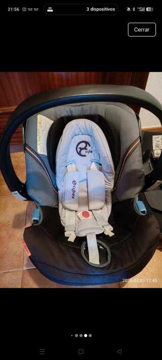 Silla coche Cybex y base
