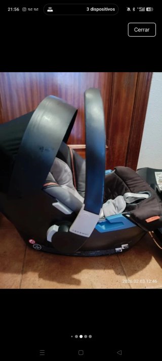 Silla coche Cybex y base
