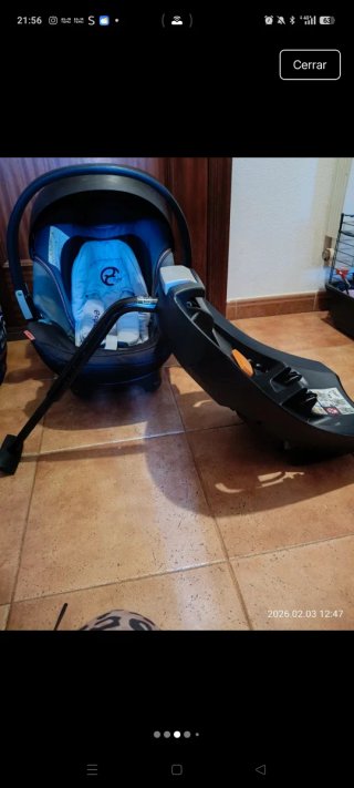 Silla coche Cybex y base