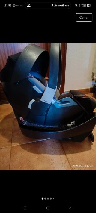 Silla coche Cybex y base
