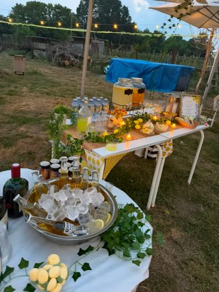Huerto privado para eventos, barbacoas inolvidable
