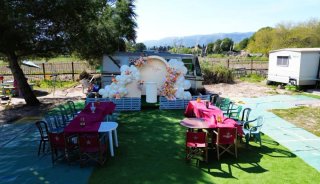 Huerto privado para eventos, barbacoas inolvidable