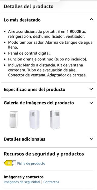 Aire Acondicionado Portátil ARTIC