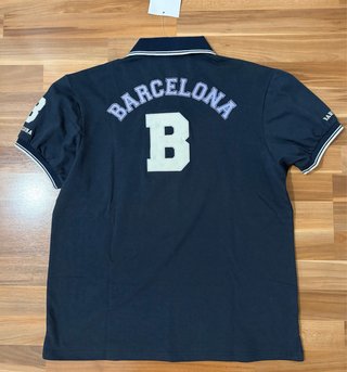 Polo manga corta Barcelona Talla L Bordados