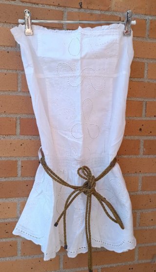 Vestido Ibicenco Blanco Talla M