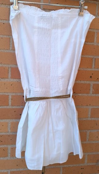 Vestido Ibicenco Blanco Talla M