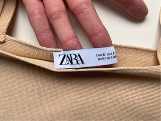 Crop top Zara beige