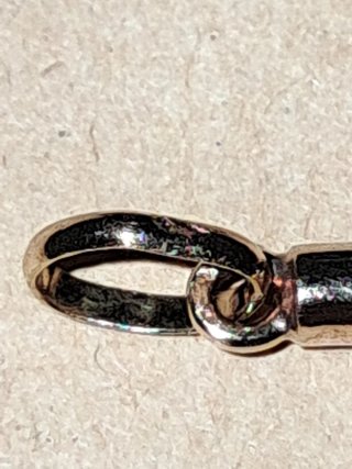 Colgante Cruz Lisa Oro 18k