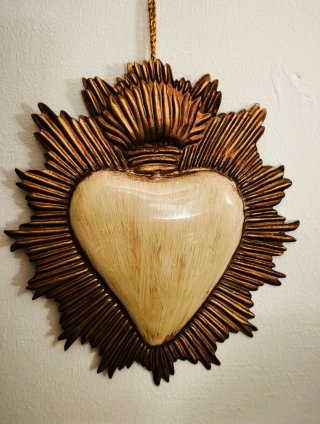 Cuore Sacro Ex Voto da Appendere