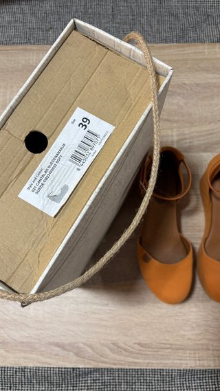 Sandalias Popa Naranja Cuña