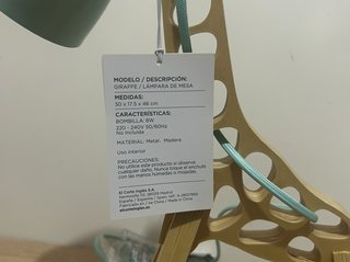 Lámpara Jirafa El Corte Inglés