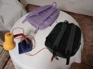 Lote 2 Mochilas y Flexo