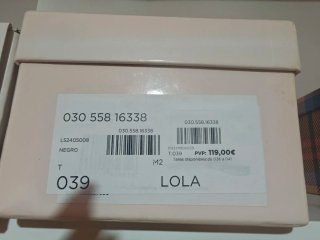 Sandalias Lola Casademunt Negras Talla 39
