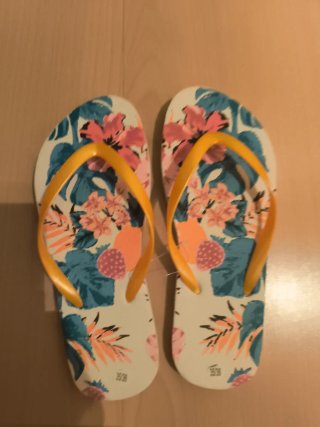 Sandalias de piscina multicolor talla 36