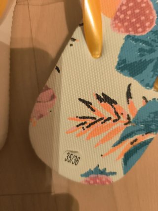 Sandalias de piscina multicolor talla 36
