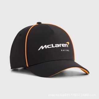 Gorra McLaren Racing Negra y Naranja