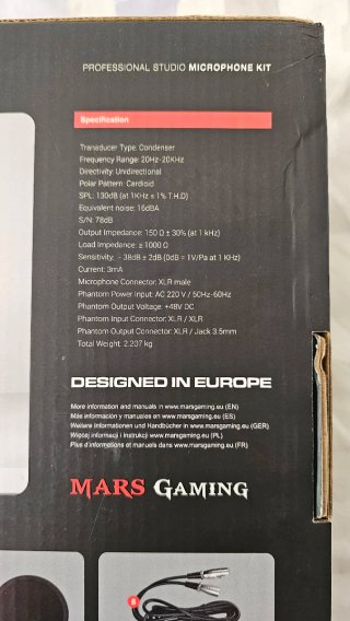 Mars Gaming MMICKIT Micrófono Profesional