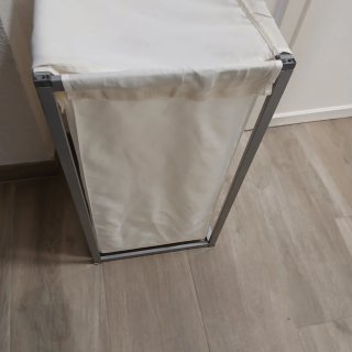 Cesto de almacenaje Ikea blanco