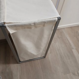 Cesto de almacenaje Ikea blanco