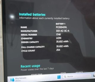 Portátil HP Pavilion Oro/Plata