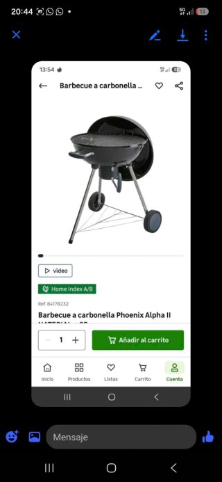 Barbecue a carbonella Phoenix Alpha II