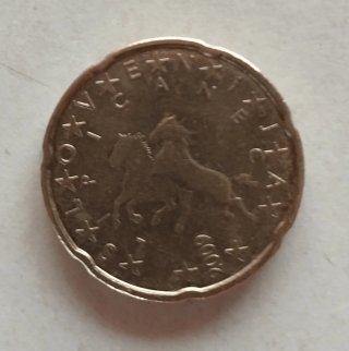 Moneda 2 Euros Eslovenia 2009 Caballos