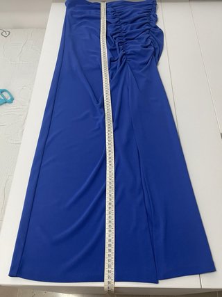 Falda midi tubo Zara azul Talla M