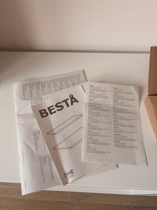 Mobile TV BESTA Ikea Bianco