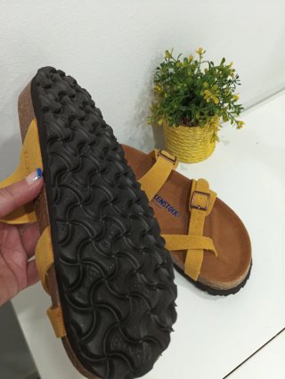 Sandalias Birkenstock Mujer Talla 39 Mostaza